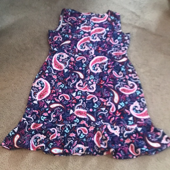 🌸NEW🌸 Talbots Petite Paisley Peplum Dress - Picture 12 of 16